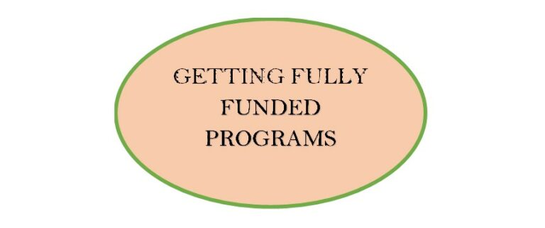 Getting fully funded programs